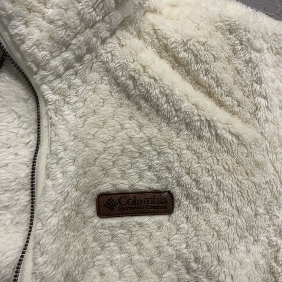 White Columbia Full-zip Sweater - Picture 2 of 4